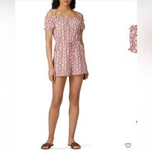 Paloma Blue pink and white romper